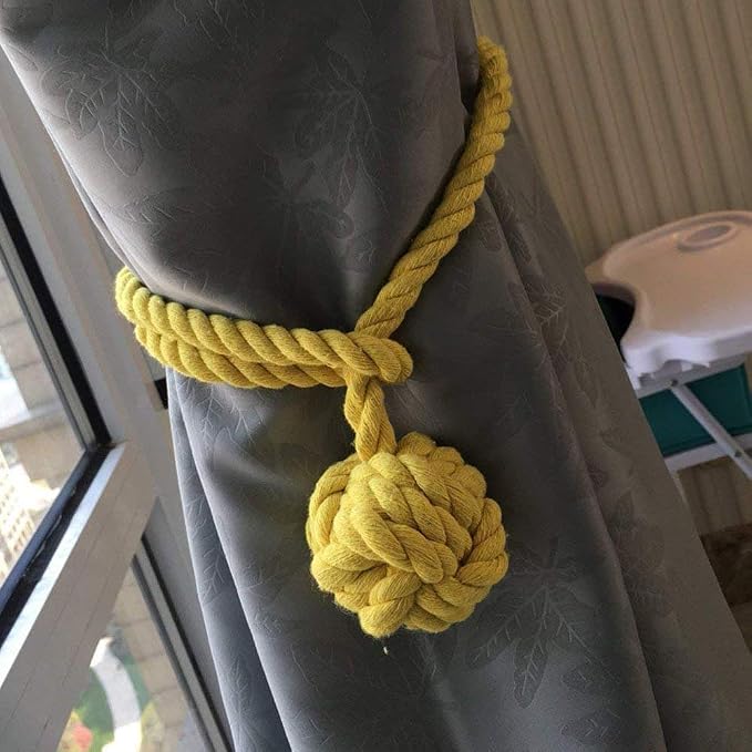 Melaluxe 2 Pack Curtain Tiebacks - Image 7