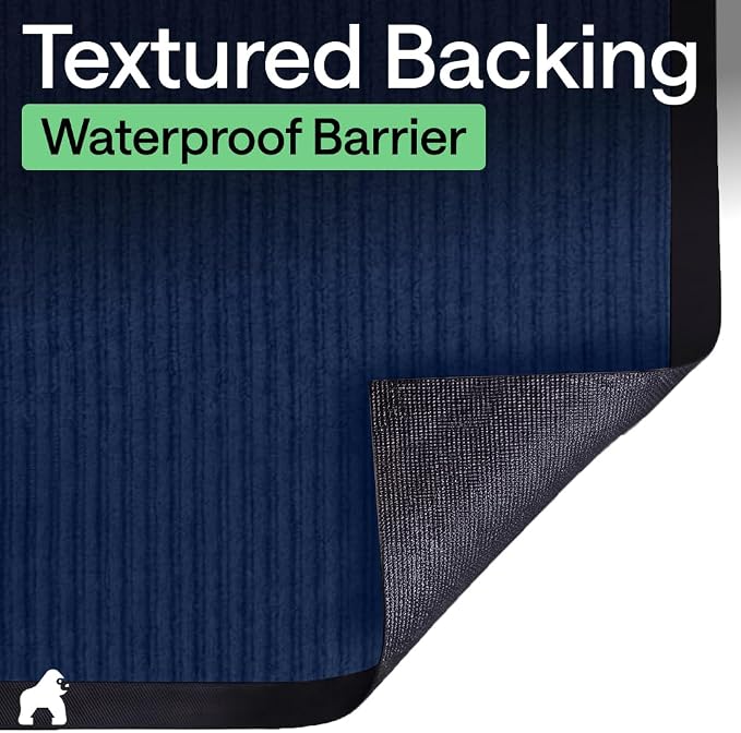 GORILLA GRIP Waterproof Traffic Guard Door Mat, 2 Pack Indoor Outdoor Durable - Image 6