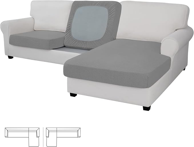 Easy-Going Stretch 3 Pieces Couch Cushion Covers by Easy-Going