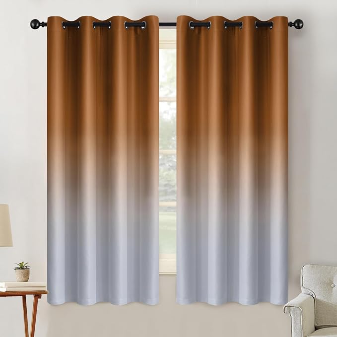 SimpleHome Ombre Room Darkening Curtains by SimpleHome