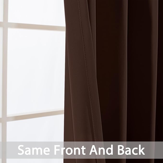 Yakamok Premium Room Darkening Thermal Insulated Curtains - Image 3