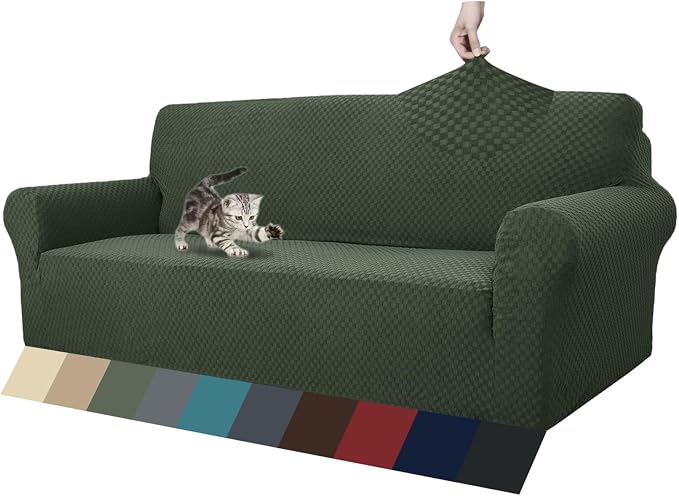 ZNSAYOTX 1 Piece Jacquard Couch Covers by ZNSAYOTX