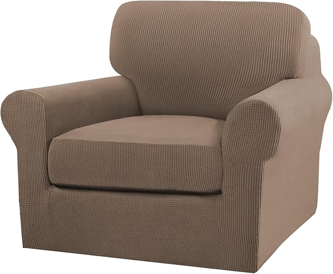 Turquoize 2 Piece Chair Covers Armchair Slipcovers by Turquoize