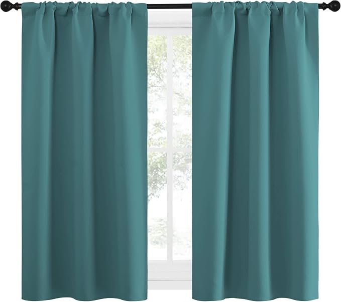 NICETOWN Kitchen Curtains Blackout Drapes & Curtains, Energy Smart Window - Image 2