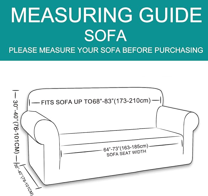 U-NICE HOME Stretch Couch Cover Sofa Covers - Image 6