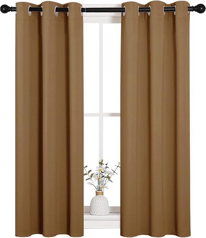 NICETOWN Sleek Blackout Curtains 40 inches Length - Image 2