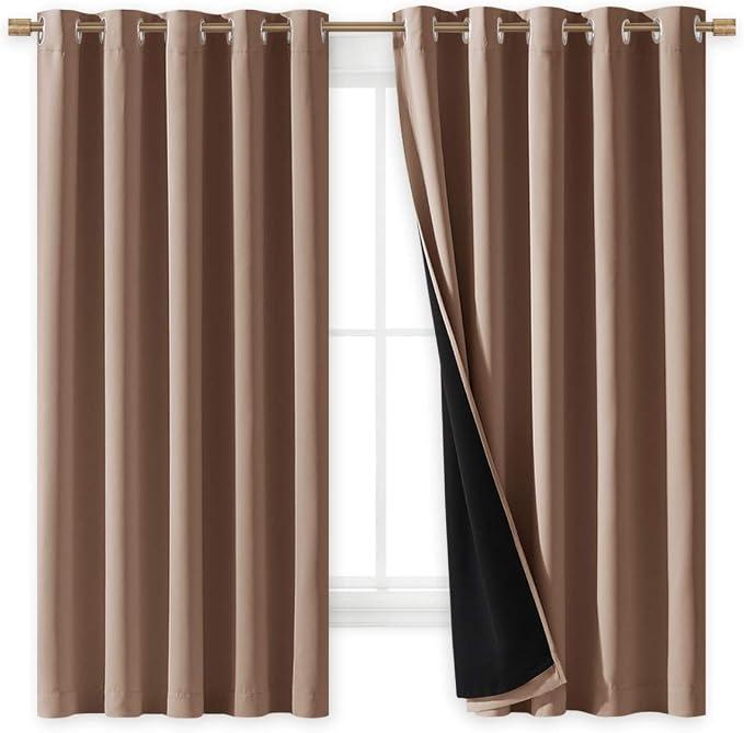 NICETOWN Total Blackout Panels for Nursery, Super Soft, Heavy Duty and Thick by NICETOWN