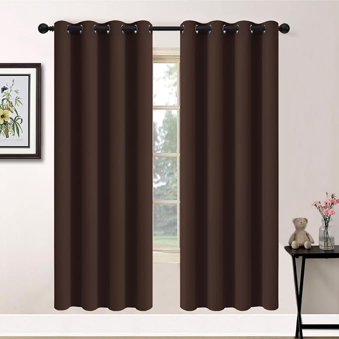 Yakamok Blackout Curtains Room Darkening Thermal Insulated Window Panels by Yakamok