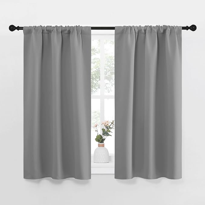 NICETOWN RV Blackout Curtains for Camper Windows, Short Room Darkening Drapes by NICETOWN