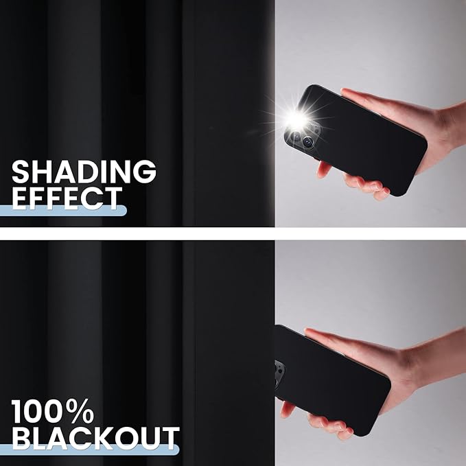 SimpleHome 100% Blackout Curtains - Image 3