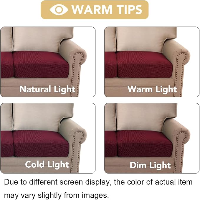 H.VERSAILTEX Super Stretch Individual Seat Cushion Covers - Image 7