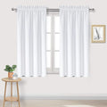 DWCN White Curtains for Living Room Thermal Insulated, 50% Light Blocking by DWCN