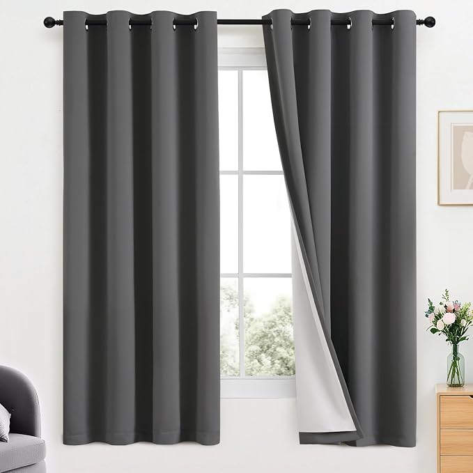 Yakamok Room Darkening 100% Blackout Curtains Grommet Window Treatments by Yakamok