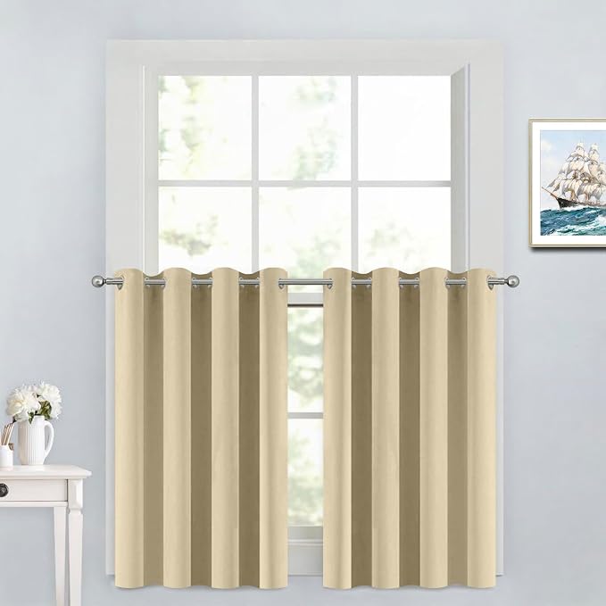 Yakamok 36 Inch Curtains Blackout Window Curtains by Yakamok