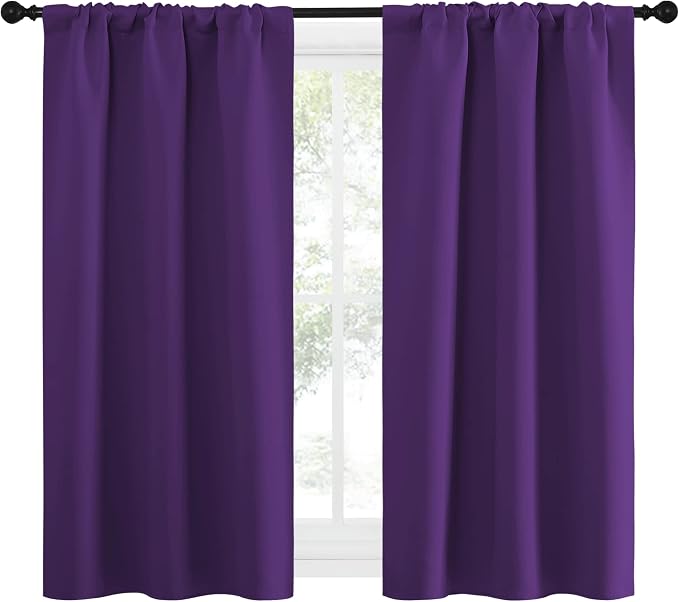NICETOWN Kitchen Curtains, Short Blackout Curtains & Drapes, Home Decoration - Image 2
