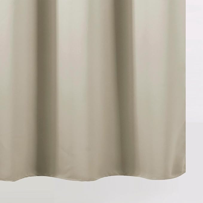 LEMOMO Blackout Curtains 52 x 120 Inch Long Light Beige Curtains Set of 2 - Image 8
