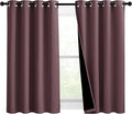 NICETOWN Warm Curtains for Winter, Bedroom Full Blackout Curtain Panels by NICETOWN