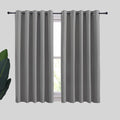 NICETOWN Silver Grey Blackout Curtain Panels by NICETOWN