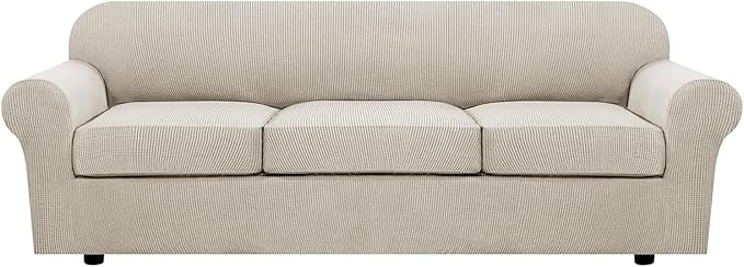 H.VERSAILTEX 4 Piece Stretch Sofa Covers by HVERSAILTEX