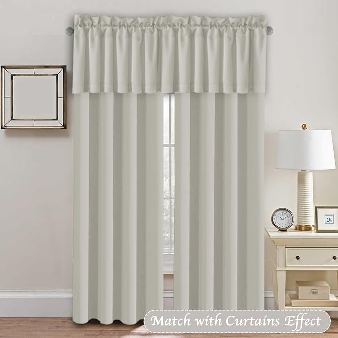 H.VERSAILTEX 2 Panels Blackout Valances - Image 3