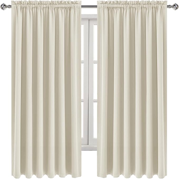 DWCN Blackout Curtains for Living Room Thermal Insulated, Energy Saving & Noise - Image 9