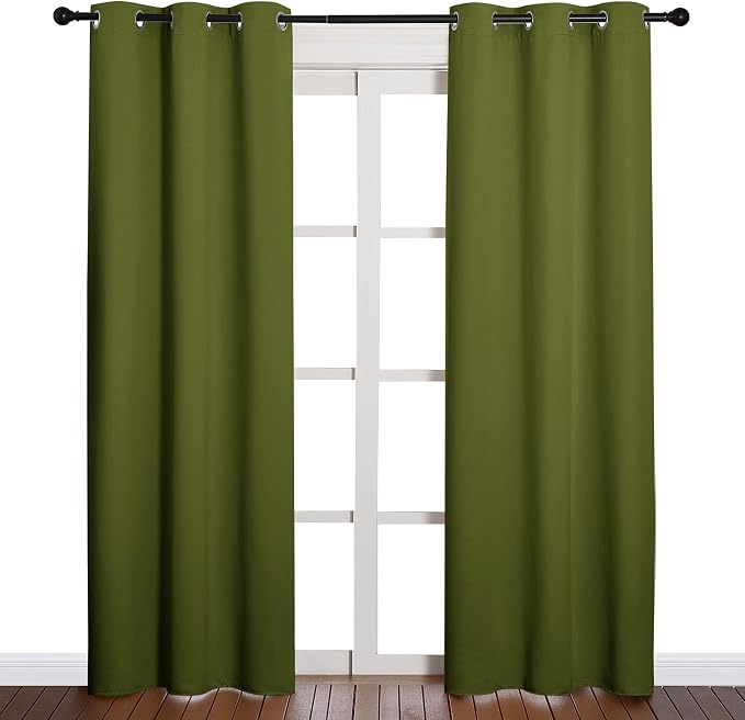 NICETOWN Holiday Christmas Decor Thermal Insulated Solid Grommet Blackout - Image 2