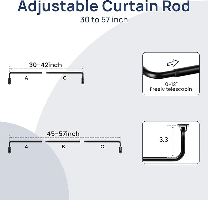 ENJOYBASICS Blackout Curtain rod - Image 5