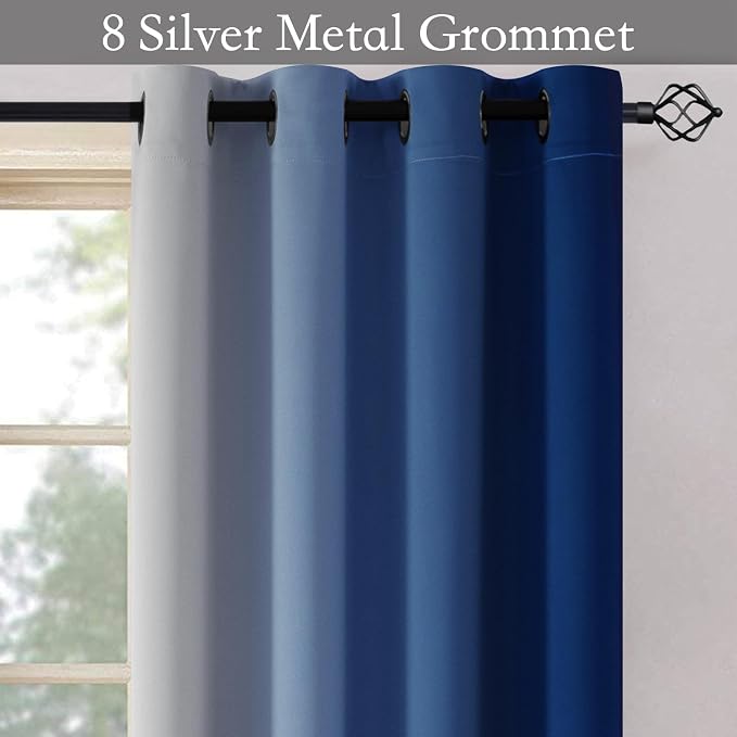 SimpleHome Ombre Room Darkening Curtains - Image 4