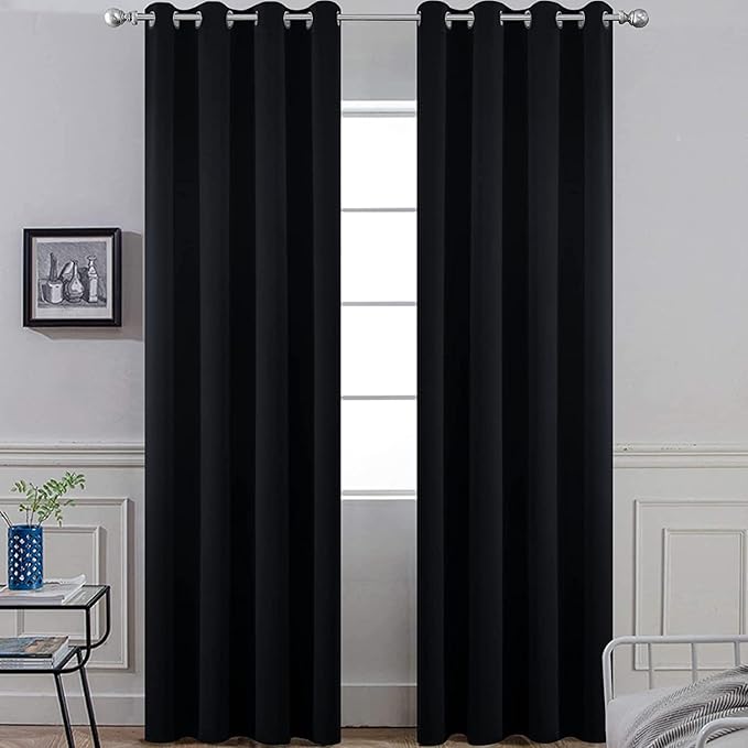 Yakamok Blackout Curtains Room Darkening Thermal Insulated Window Panels by Yakamok