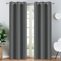 Yakamok Room Darkening Grommet Window Drapes Thermal Insulated Light Blocking by Yakamok