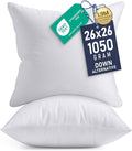 Utopia Bedding 26x26 Pillow Inserts, Sofa & Couch – Soft, Supportive & Fluffy by UTOPIABEDDING