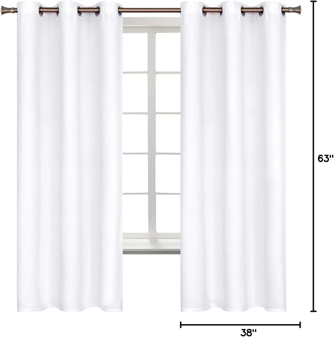 BGment Room Darkening Curtains 63 Inches Long - Image 7