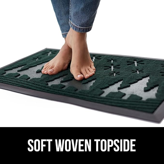 GORILLA GRIP 100% Waterproof All-Season WeatherMAX Doormat 35x23, US Designed - Image 7