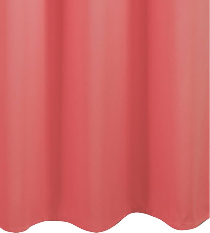 LEMOMO Blackout Curtains 38 x 54 inch/Coral Curtains Set of 2 Panels/Thermal - Image 8