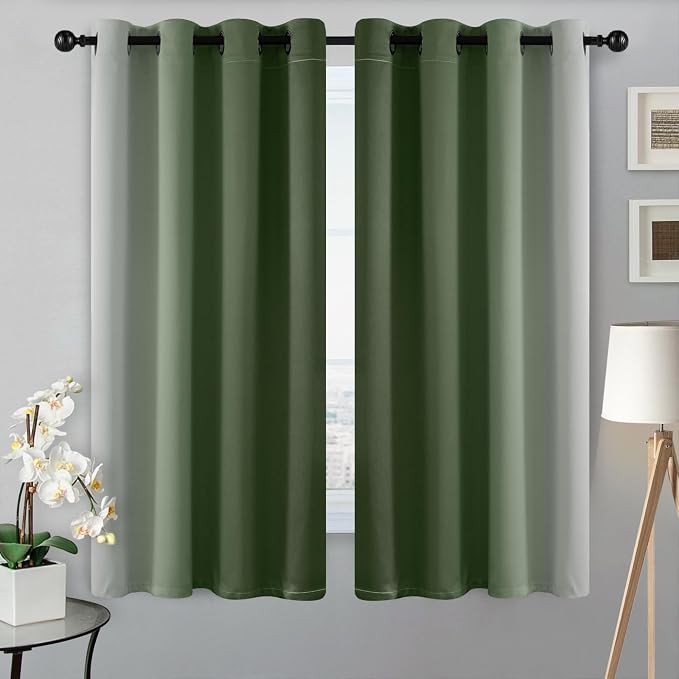 SimpleHome Ombre Room Darkening Curtains - Image 2