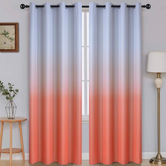 SimpleHome Ombre Room Darkening Curtains by SimpleHome