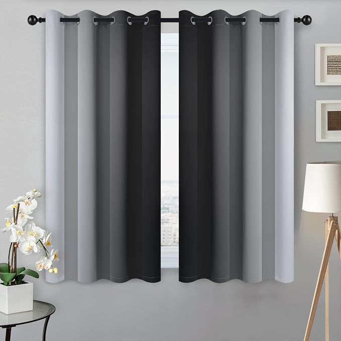 SimpleHome Ombre Room Darkening Curtains - Image 2