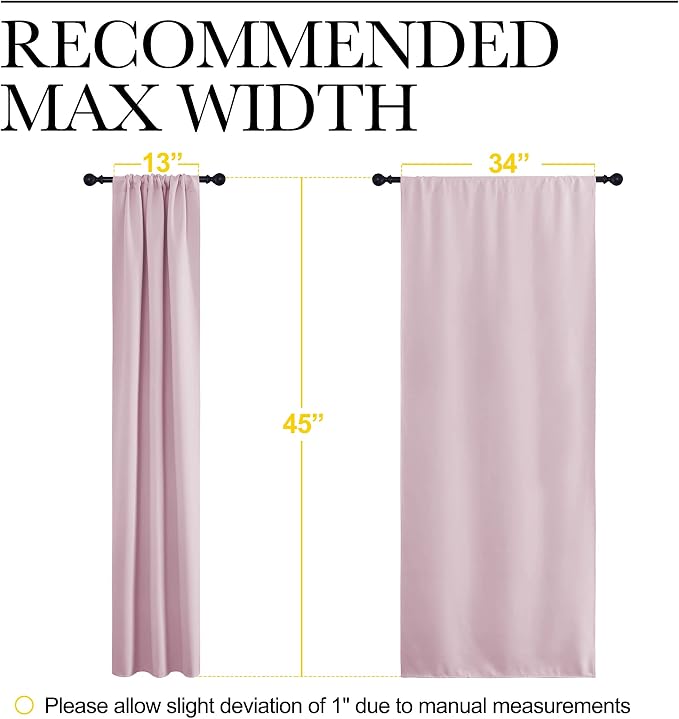 NICETOWN Kitchen Curtains Thermal Insulated Curtains & Drapes, Small Window - Image 7