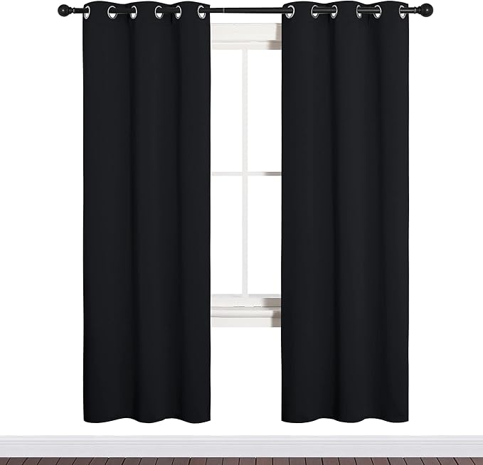 NICETOWN Bathroom Blackout Thermal Curtains and Drapes by NICETOWN