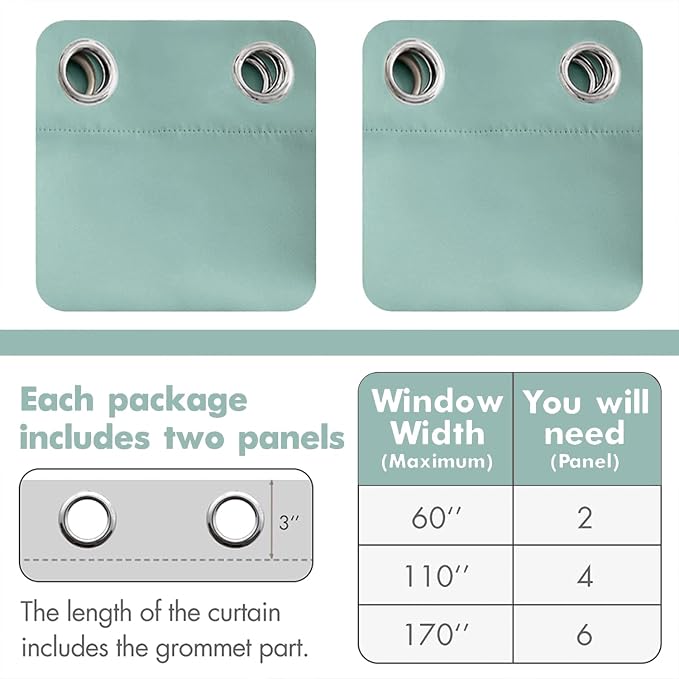 MIULEE Blackout Curtains 96 Inches Long - Image 6