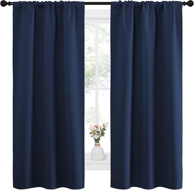 NICETOWN Bedroom Curtains Blackout Draperies, Home Decorations Thermal - Image 2