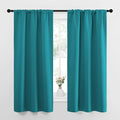 NICETOWN Peacock Blue Blackout Curtains Panels by NICETOWN
