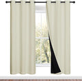 NICETOWN Living Room Completely Shaded Draperies, Privacy Protection & Noise by NICETOWN