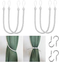 BEL AVENIR Curtain Rope Tiebacks, Drapery Rope Holdbacks by BELAVENIR