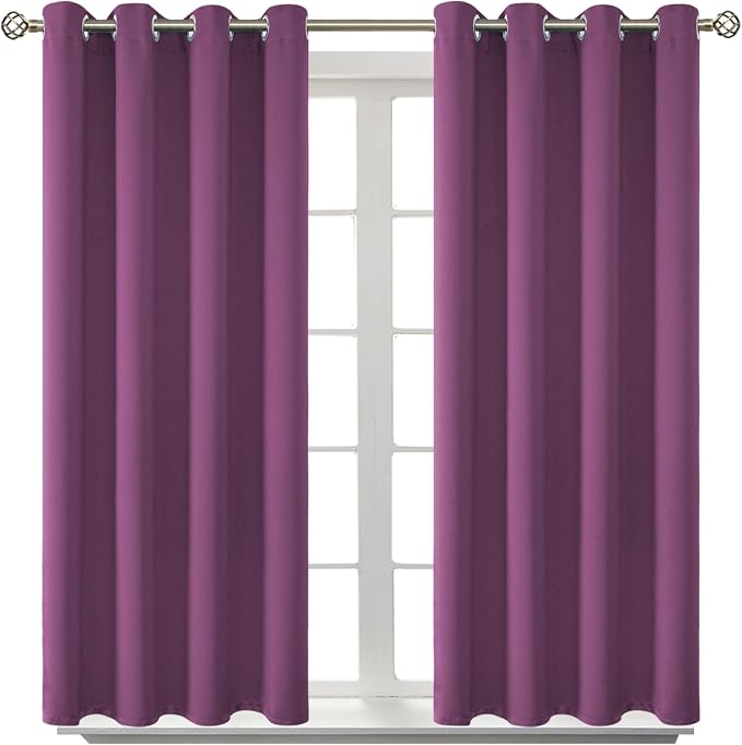 BGment Room Darkening Curtains 45 Inches Long by BGment