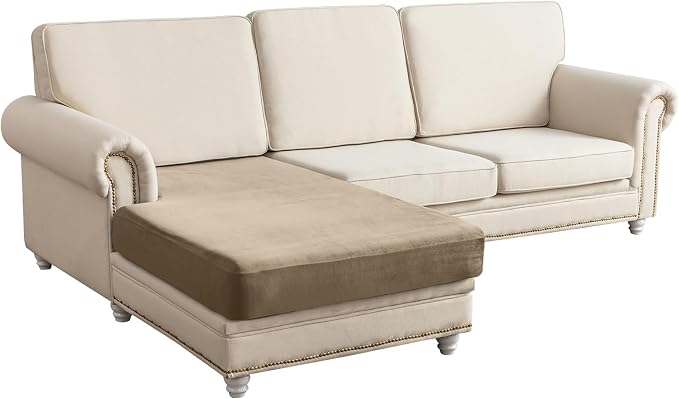 Couch Cover Velvet Chaise Cushion Cover by Taque