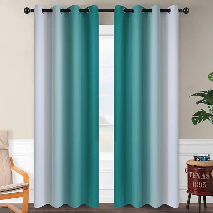 SimpleHome Ombre Room Darkening Curtains - Image 2