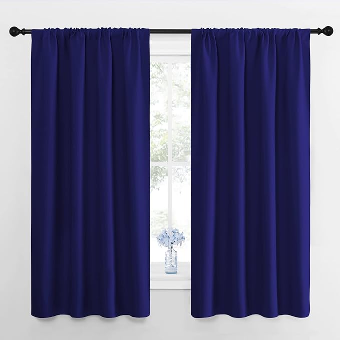 NICETOWN Window Curtains for Bedroom, 2 Panels, W42 x L48 -Inch, Home by NICETOWN
