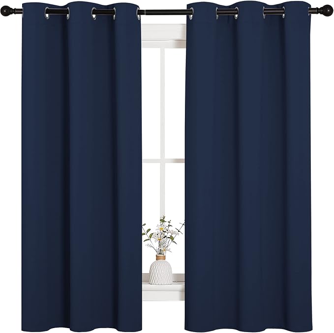 NICETOWN Light Blocking Thermal Insulated Solid Grommet Top Blackout - Image 2