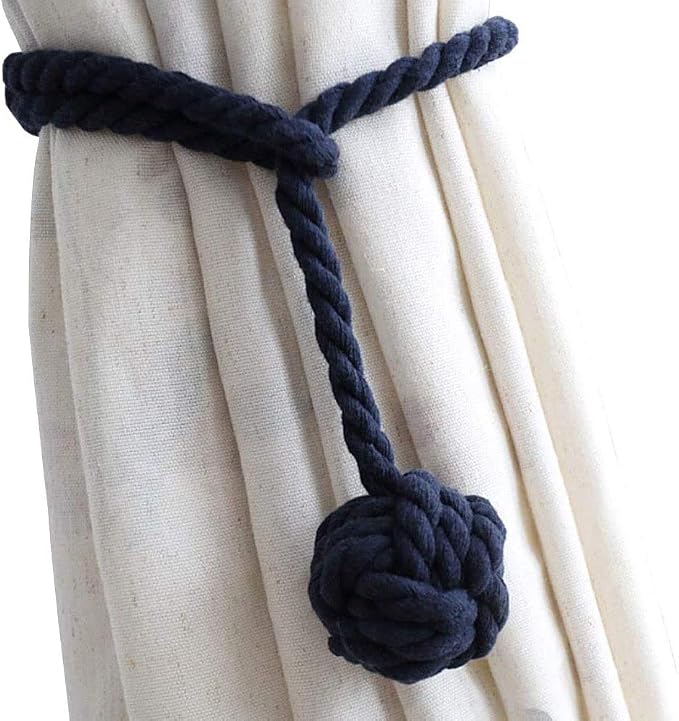 Melaluxe 2 Pack Curtain Tiebacks by Melaluxe